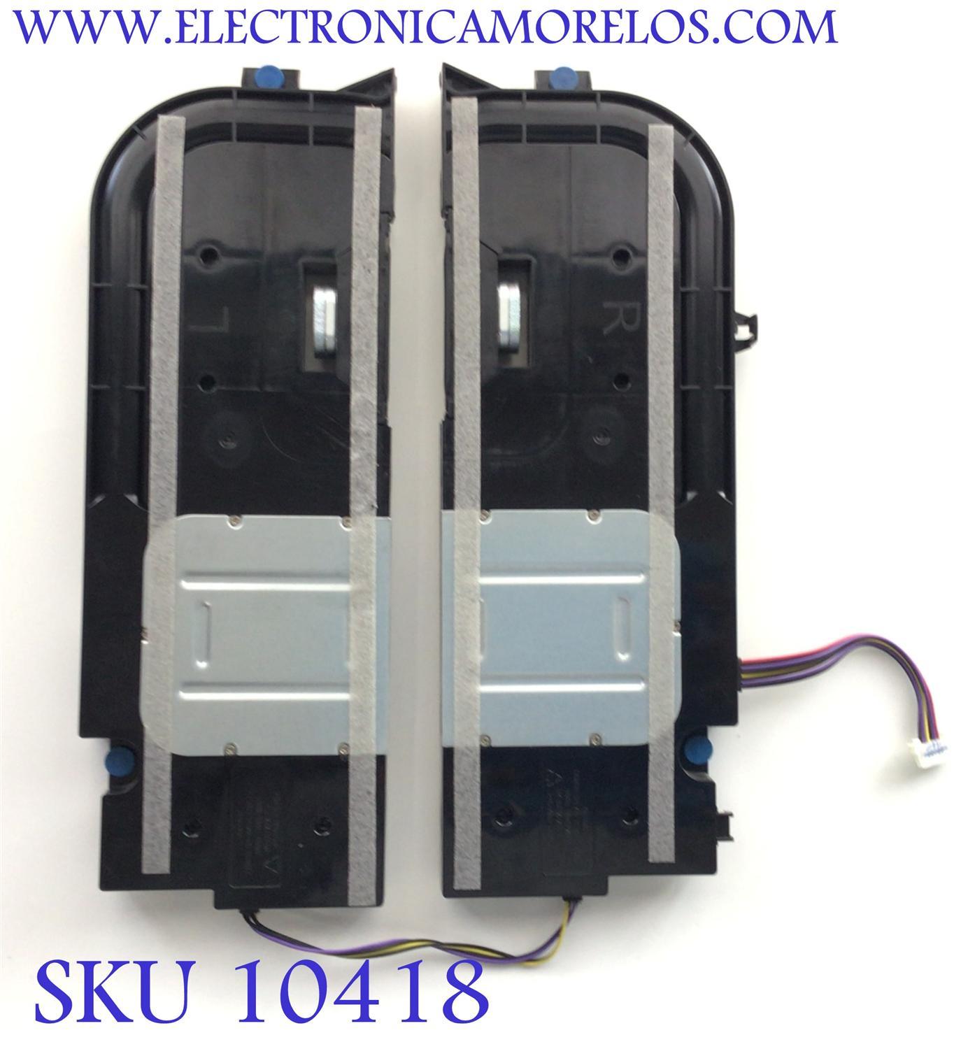 KIT DE BOCINAS (2PZS) SAMSUNG / NUMERO DE PARTE BN96-50509A / BJ 6Ω  10W / B120A04BJ12 / BN63-18802X001 / 75LS03T / BN9650509A / 50509A / NUMERO DE PANEL CY-RT075FGAV1H / MODELO QN75LS03TAFXZA CA02